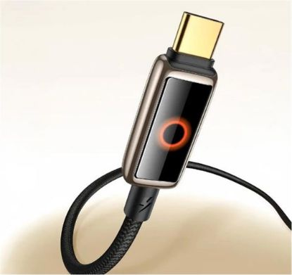 MCDODO CA-6680 TYPE-C To TYPE-C NEFES ALAN IŞIK GÖSTERGELİ 100 W PREMİUM KABLO resmi