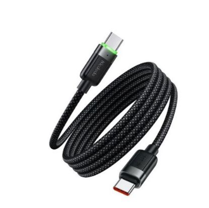 MCDODO CA-2000 60W USB-C TO USB-C MANYETİK SARILABİLİR KABLO - 1.2 M SİYAH resmi