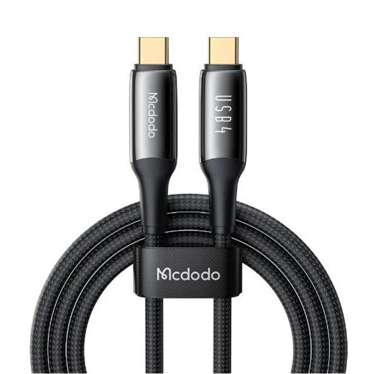MCDODO CA-2990 240 W USB 4.0 TYPE C TO TYPE C ŞARJ KABLOSU -SİYAH resmi