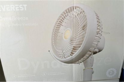 Everest FAN12 DynaBreeze Krem/Gold 9" 70W 3 Hız Kademeli 2000RPM Çift Motorlu Vantilatör/ Pervanesi resmi