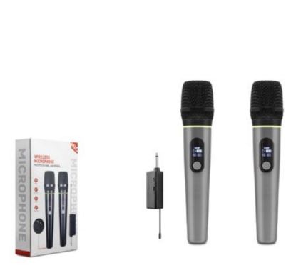 Hadron HDX2791G Gri  Kablosuz (WIRELESS) 2Lİ Mikrofon resmi