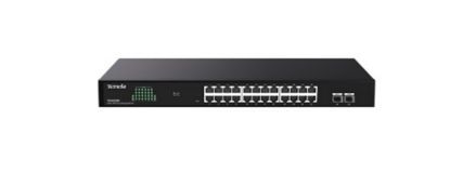 Tenda TEG2226F 24 Port 10/100/1000 + 2 Port SFP Switch Cloud Yönetilebilir Çelik Kasa Switch resmi
