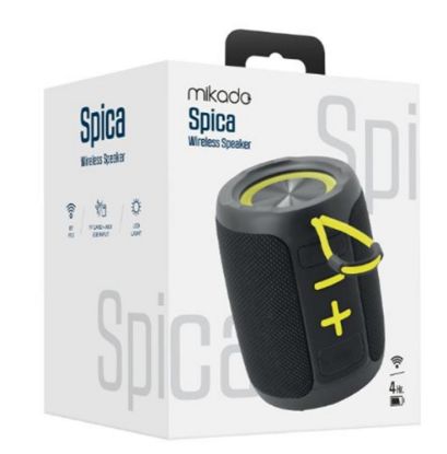 Mikado MD-60BT Spica Siyah 13W 1800mAh BT/TF/USB/ECO Led Işıklı Speaker resmi