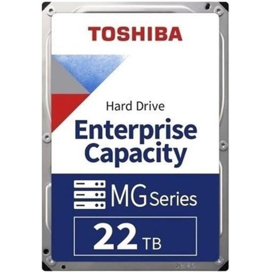 Toshiba 22TB MG10 3.5" MG10AFA22TE 7200 RPM 512 MB SATA3 Enterprıse Nas ve Güvenlik Diski resmi