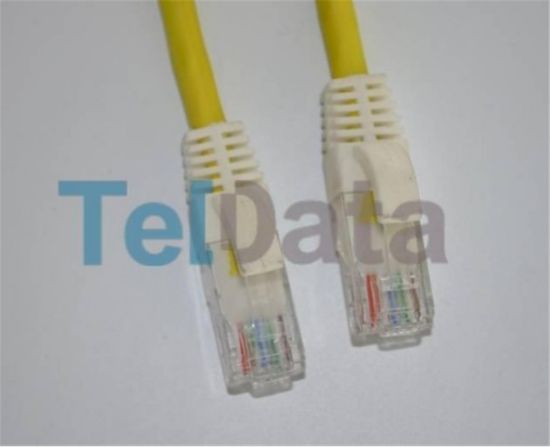 Teldata TLD-030YY Cat6 0.30MT Sarı Utp Patch Kablo resmi