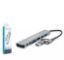 Hadron Hdx7828 Type-C Hub Combo 3*Usb3.0 + Usb + Type-C + Audio + Sd + Tf 8In1 Gri resmi
