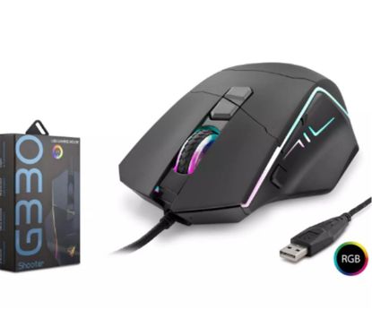 Hadron G330 Shooter 8 Buttons RGB 6400 DPI Usb Oyuncu Mouse (1,50cm Kablo Uzunluğu) resmi