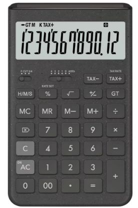 Casio JT-200T-GY 12 Hane Gri Masa Üstü Hesap Makinesi resmi