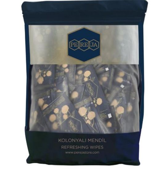 Pereja Pudra Kolonyalı Mendil 7x12 50li  resmi