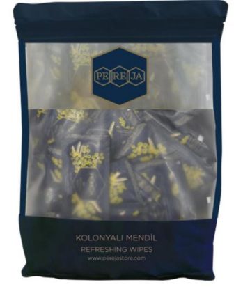 Pereja Mimoza Kolonyalı Mendil 5x10 150li  resmi