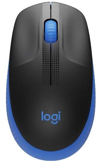 Logitech 910-005909 M191 Mavi Büyük Boy Kablosuz Mouse Optik 1000 Dpı Buton resmi
