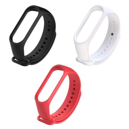 Oem M3-M4 M3 Akıllı Bileklik Silikon Kordon (Karışık Renk) resmi