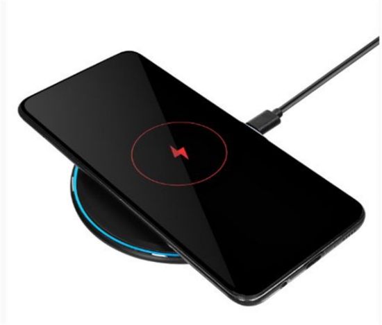 S-link SL-CWF65 Mobil Telefon Uyumlu 15W LED Logo PRM Siyah Kablosuz Şarj Cihazı resmi