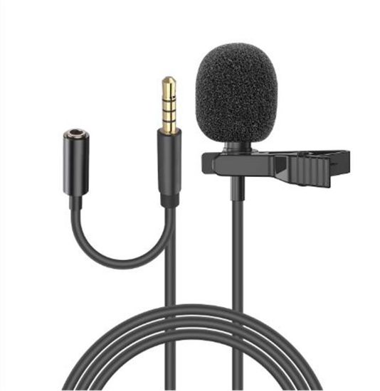 Snopy SN-MTK25 Siyah Tik-Tok Akıllı Telefon ve Youtuber Kulaklık Çıkışlı Yaka Mikrofonu resmi