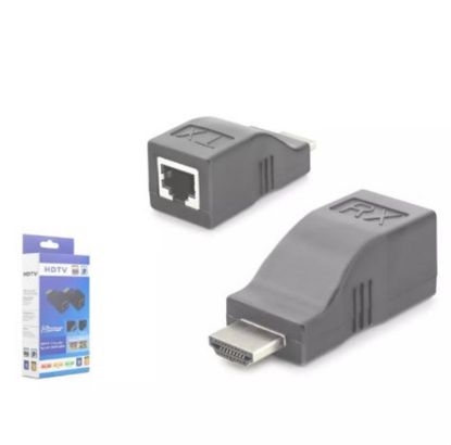 Hadron Hdx1359  30M 4K / 2K / Full HD 1080p  Hdmi Extender Siyah resmi
