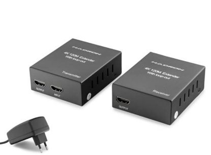 Hadron Hdx1368 120M Hdmi Extender Loop Out 4K  Siyah resmi