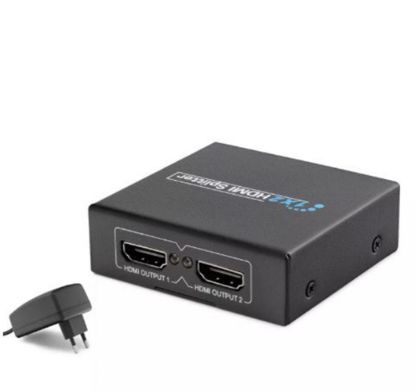 Hadron Hdx1284 2 Port Hdmi Splitter 1.4V 1080P 3D 1*In 2*Out Siyah resmi