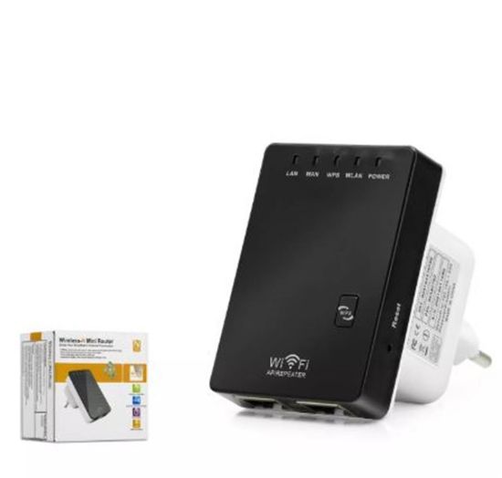 Hadron Hd9101 Wifi Repeater+ Router+Ap 300Mbps Siyah resmi