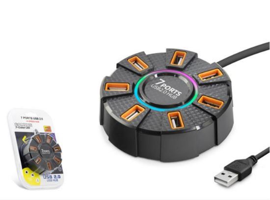 Hadron Hdx7035 Usb Hub 7*Usb 1.2M Siyah resmi