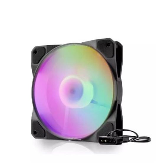 Hadron Hdx1517 12 Cm Kasa Fanı Performans 4Pin 12Cm Rgb Siyah resmi
