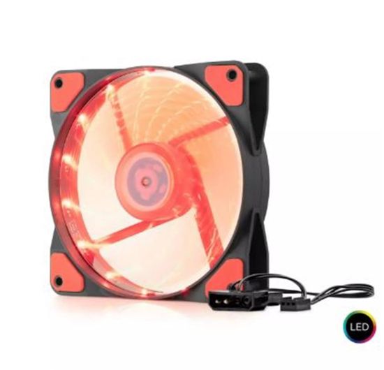 Hadron Hdx1520 12cm Kasa Fanı Performans 4Pin Led Siyah resmi