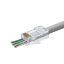 Hadron Hdx5030 100lü Cat6 Konnektör Ez Rj45 Paket Şeffaf Yeni Nesil Delikli resmi