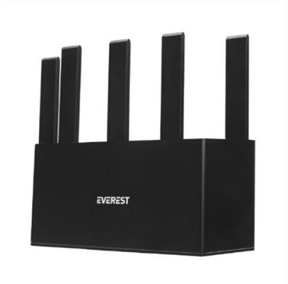 Everest EWR-X3000-V1 AX3000Mbps DualBand 5*6dBi Anten WISP+AP+Repeater Destekli Kablosuz Wifi Router resmi