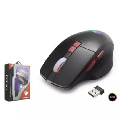 Hadron G390 Kablosuz Oyuncu Mouse Type-C Port Şarjlı + Led gösterim Rgb 1600Dpi Sessiz Siyah resmi
