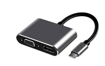 FRISBY FA-7678C Type-c - HDMI+VGA 4Kx2K Adaptör resmi
