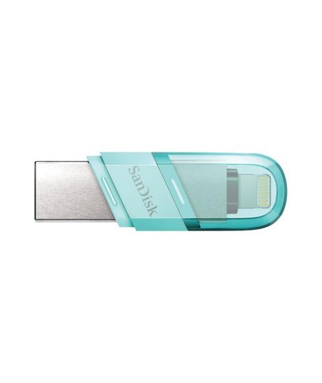 Sandisk SDIX90N-128G-GN6NJ 128GB Apple iXpand Type A + Lightning Mint Color Flash Bellek resmi