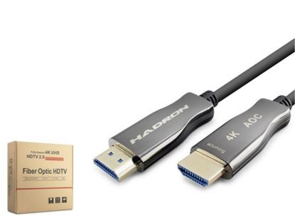 Hadron Hdx2060 Fiber Hdmi Kablo 4K 60Hz 60M Siyah resmi