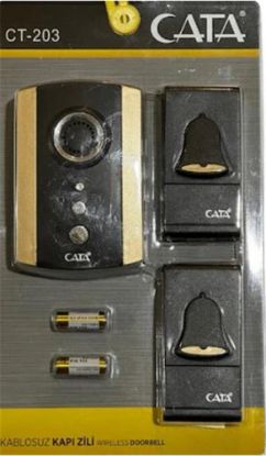 Cata Ct-102 Kablosuz Kapı Zili (Karışık Renk) resmi