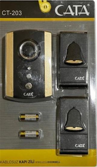 Cata Ct-102 Kablosuz Kapı Zili (Karışık Renk) resmi