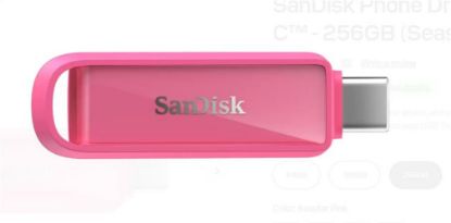 Sandisk SDIXS0N-256G-GN6NG 256GB Phone Drive with USB-C-128GB (Seastar Pink) Flash Bellek resmi