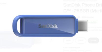 Sandisk SDIXS0N-256G-GN6ND 256GB Phone Drive with USB-C-128GB (Maritime Blue) Flash Bellek resmi