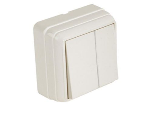 Mutlusan  Bron Sıva Üstü Komütatör Beyaz (2160 302 0201) resmi