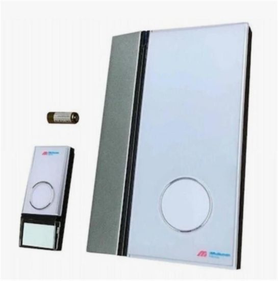 Mutlusan WA-628 KAPI ZİLİ (32 MELODİ) BEYAZ Kablosuz 100mt resmi