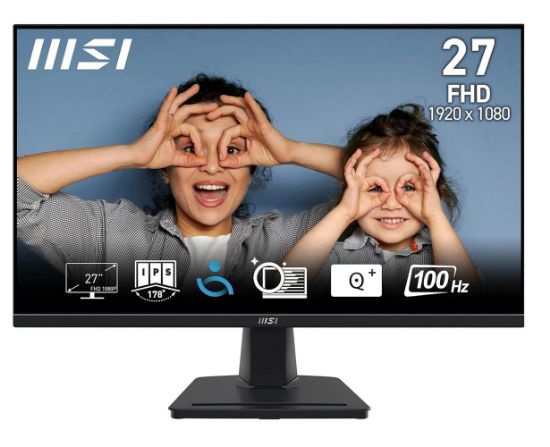 Msi 27" Pro MP275 Kurumsal Monitör Flat FHD IPS 100Hz 1ms Anti-Glare Siyah Monitör resmi
