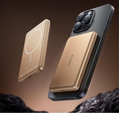 MCDODO MC-4642 5000mAh 20W Metal Ultra İnce Manyetik Kablosuz Powerbank resmi