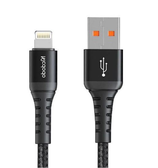 MCDODO CA-2261 USB-A TO Lightning Data-Şarj Kablosu 3A 1m - Siyah resmi