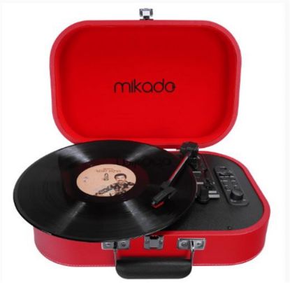 Mikado Nostalgia MN-101 Pikap Kırmızı Usb+RCA+Bluetooth Destekli Müzik Kutusu resmi