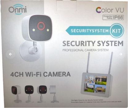 Apronx BSM400 4 Kanal Nvr + 3Mp 4 Kamera Full Color Mik. + 10" Lcd Wifi Set resmi