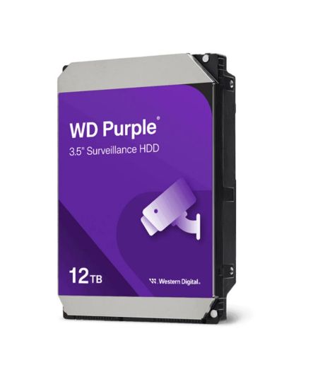 Wd 12Tb wd121 Purple Pro 7200rpm 256MB Sata3 7/24 Güvenlik 3.5 Harddisk (Resmi Distribitör Ürünü) resmi