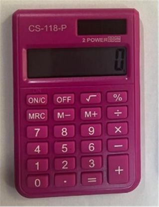 CSL CS-118-P Pembe 8 Hane Cep Tipi Hesap Makinesi resmi