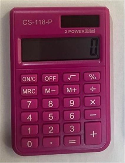 CSL CS-118-P Pembe 8 Hane Cep Tipi Hesap Makinesi resmi