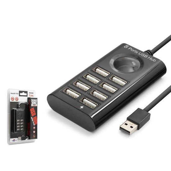 Hadron hdx7052 Usb Hub 8*Usb 8in1 1M Siyah resmi