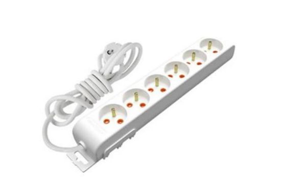 Mutlusan Rı-Tech 6lı 3Mt  Ups 001 175 630002 03 00 Topraklı Grup Priz resmi