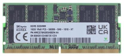 HyNIX 16GB DDR5 5600MHz HYNIX 1.1V Sodimm Kutusuz HMCG78AGBSA092N-AA Notebook Ram resmi