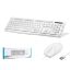 Nodar Km8519 Kablolu Klavye ve Mouse Set Q Beyaz resmi