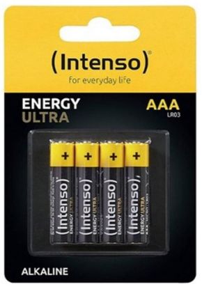 İntenso PBIN-557 LR03 AAA Boy Ultra Alkalin İnce Kalem Pil 4'lü Paket  resmi